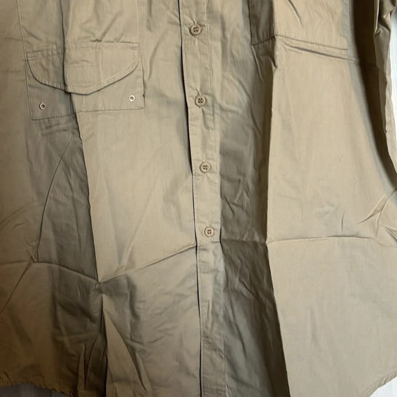 Columbia PFG men’s tan 100% cotton button down shirt size large - Picture 5 of 9